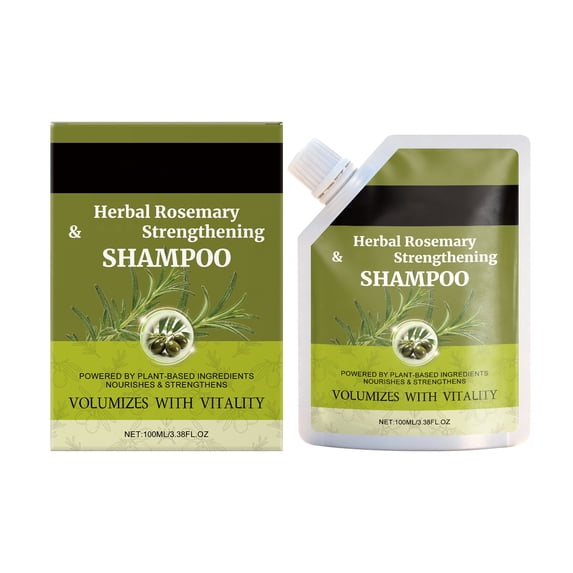 Herbal Biotin Strengthening Shampoo Volumizing Anti Hair Fall For Shiny Elastic Hair