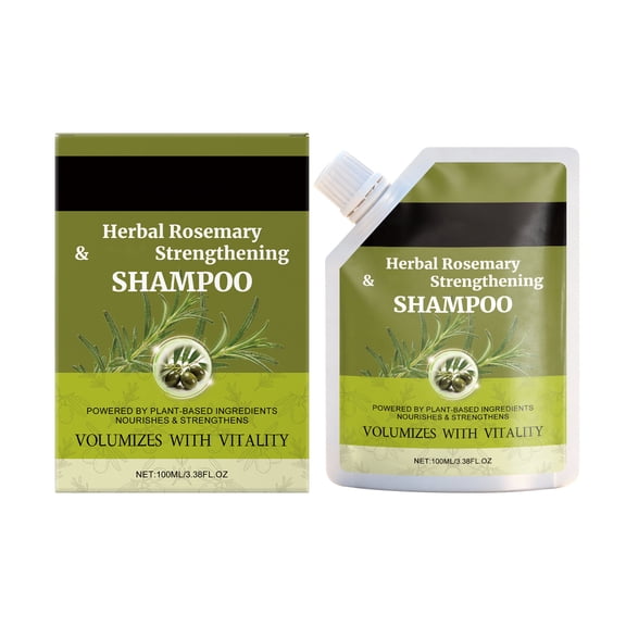 Herbal Biotin Strengthening Shampoo Volumizing Anti Hair Fall For Shiny Elastic Hair