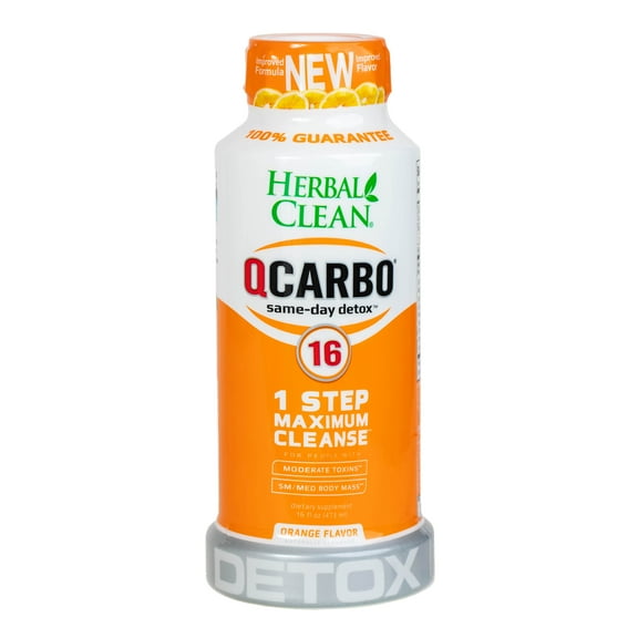 Herbal Clean Same-Day Premium Detox Drink 16oz - Orange