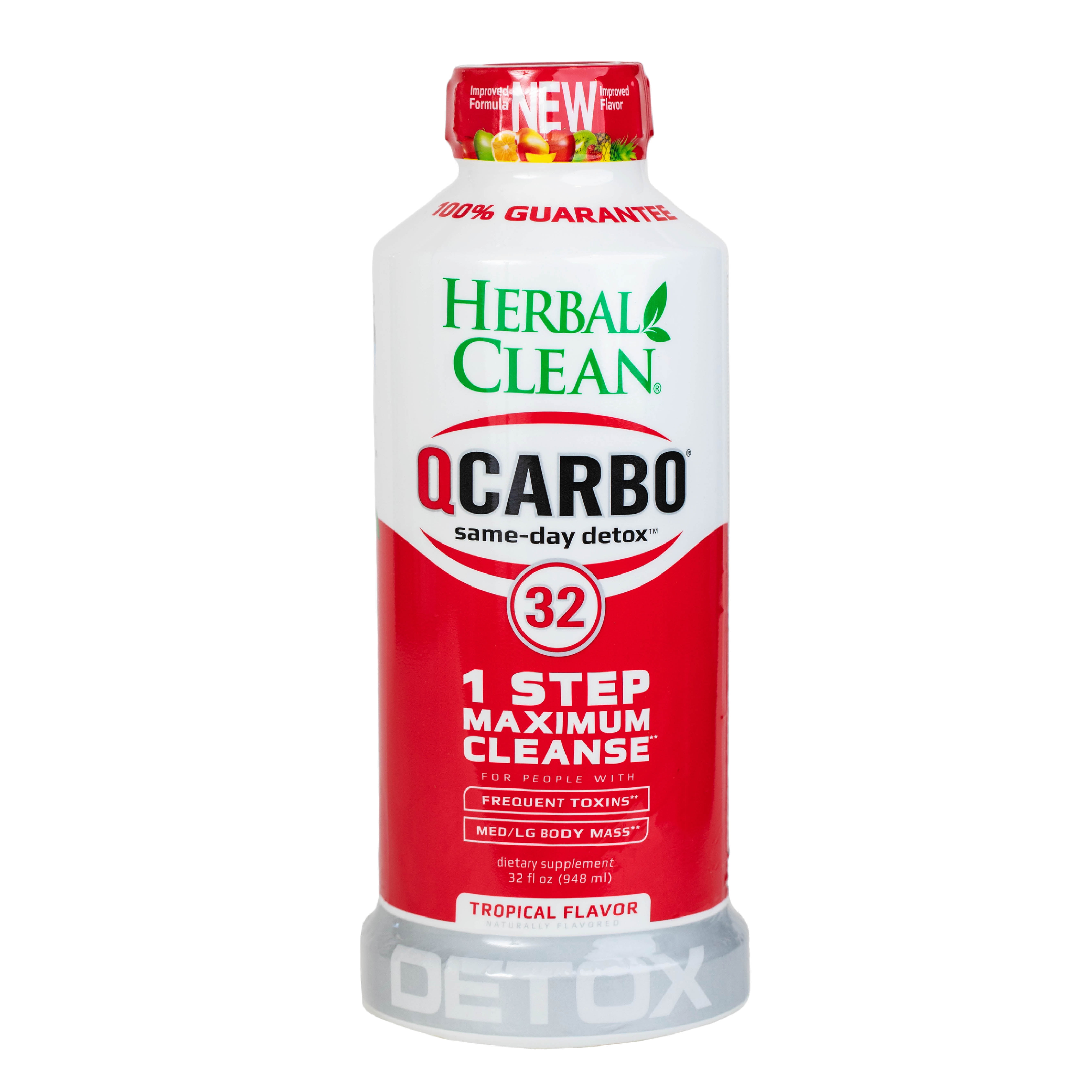 Herbal Clean Same-Day Premium Detox Drink 32oz - Tropical 