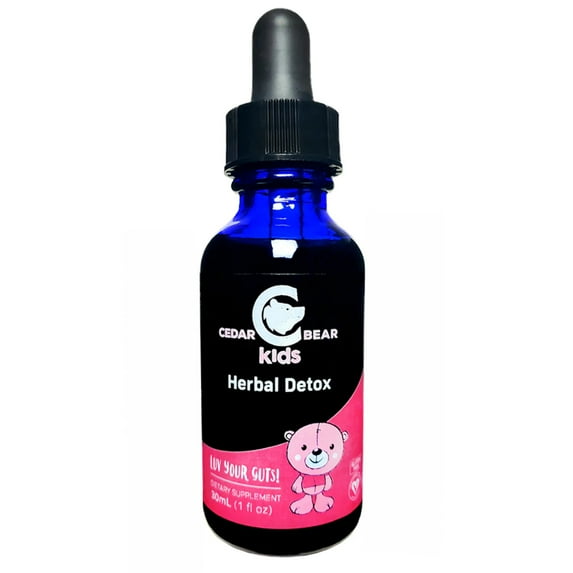 Cedar Bear - Herbal Detox for Kids - a Liquid Herbal Supplement 1 fl oz / 30 ml