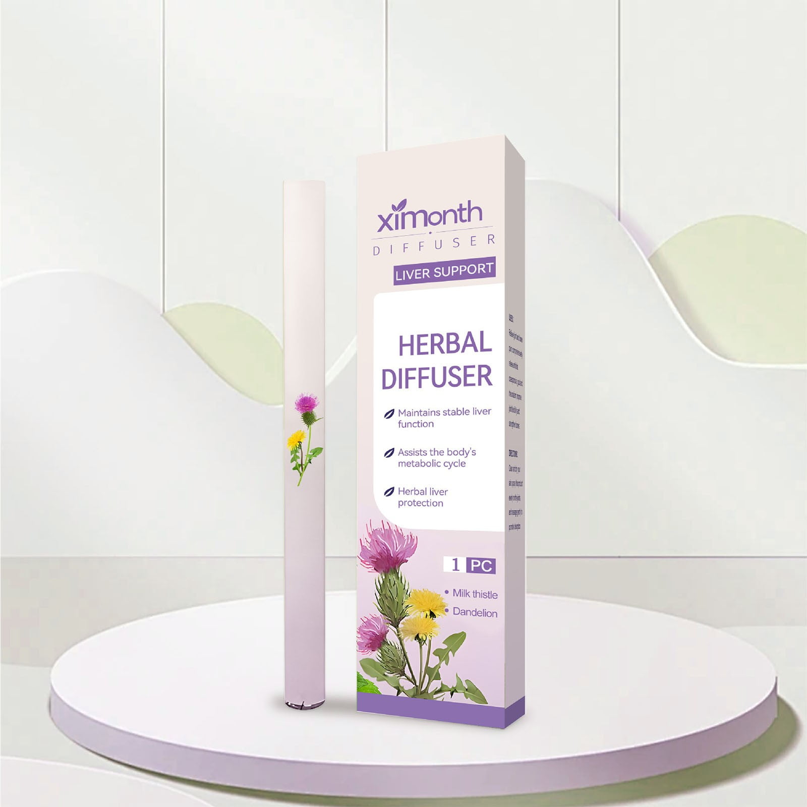 elfbar elfa master akku Ximonth Herbal Purifier Herbal Diffuser Pen with Extracts of Mullein