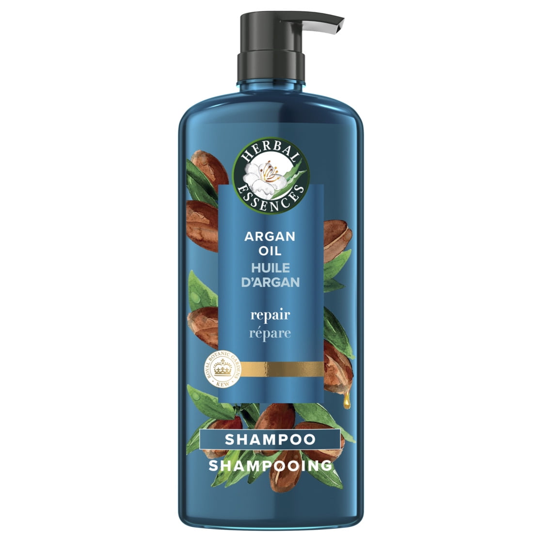 Herbal Essences Argan Oil Paraben Free Shampoo Hair Repair, for All Hair Types, 20.2 fl oz