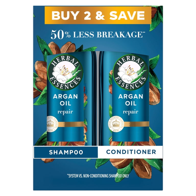 Herbal Essences Argan Repair Shampoo and Conditioner Set, 13.5 fl