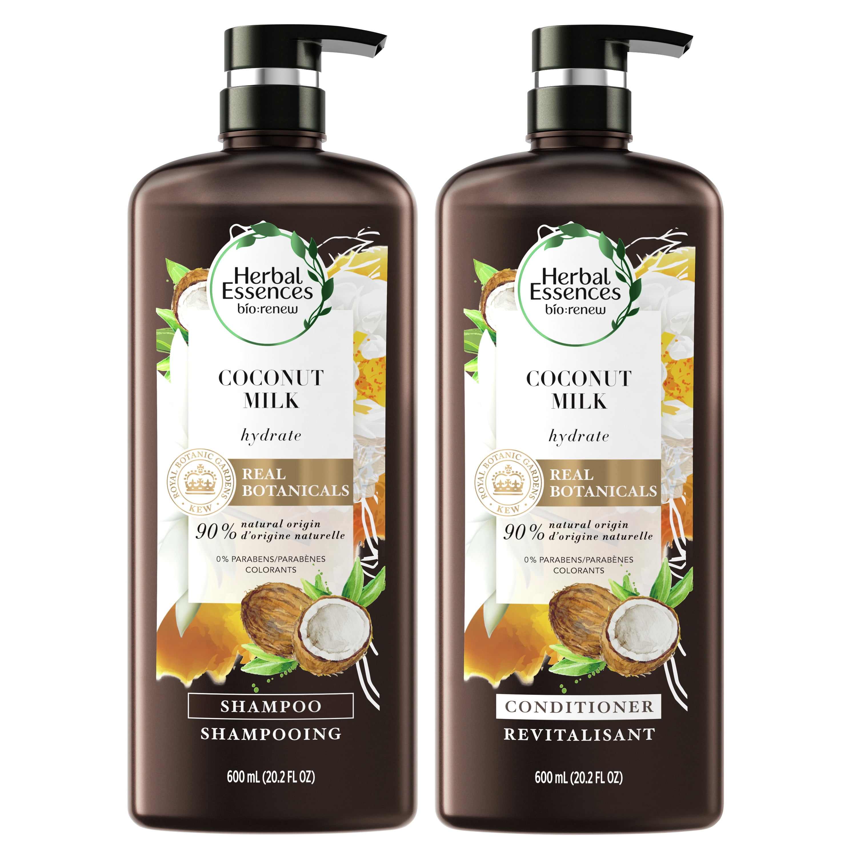 inkompetence Myre Brandmand Herbal Essences Bio:Renew Coconut Milk Shampoo and Conditioner Set, 20.2 fl  oz Each - Walmart.com