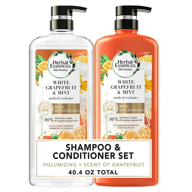 Herbal Essences Bio:Renew White Mosa Mint Shampoo and Conditioner Set, 20.2 fl oz Each - Walmart.com