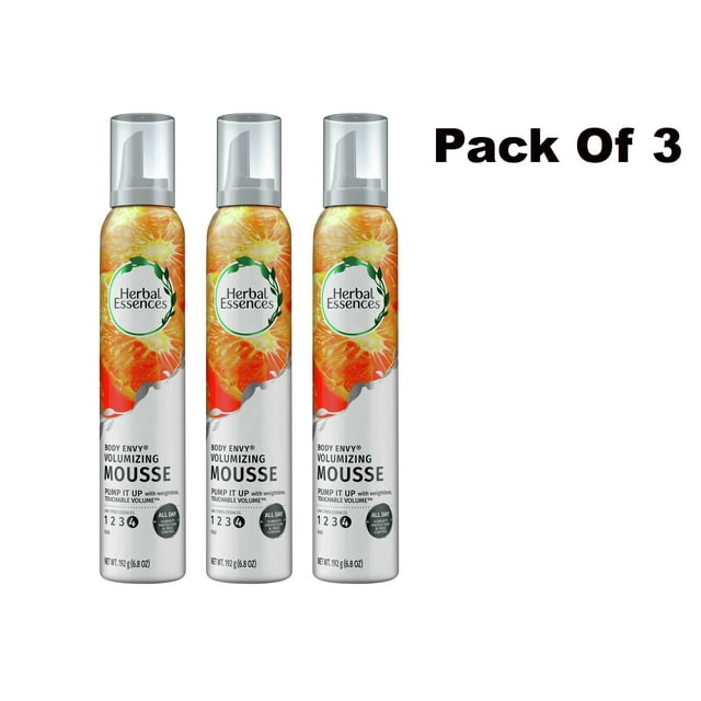 Herbal Essences Body Envy Volumizing Spray Hair Styling Mousse, 6.8 oz