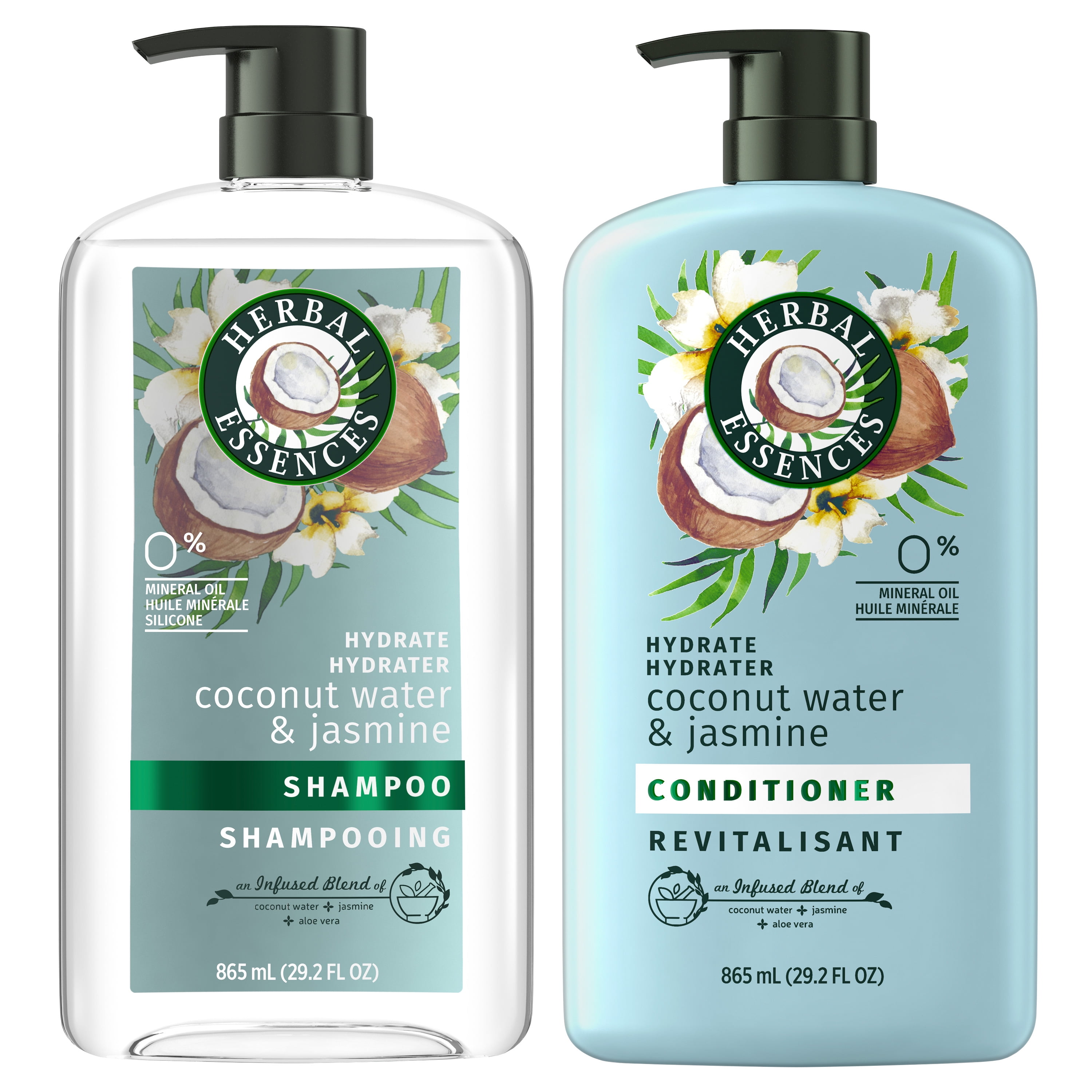 Herbal Essences Coconut Water & Jasmine Shampoo & Conditioner Set 29.2 fl oz