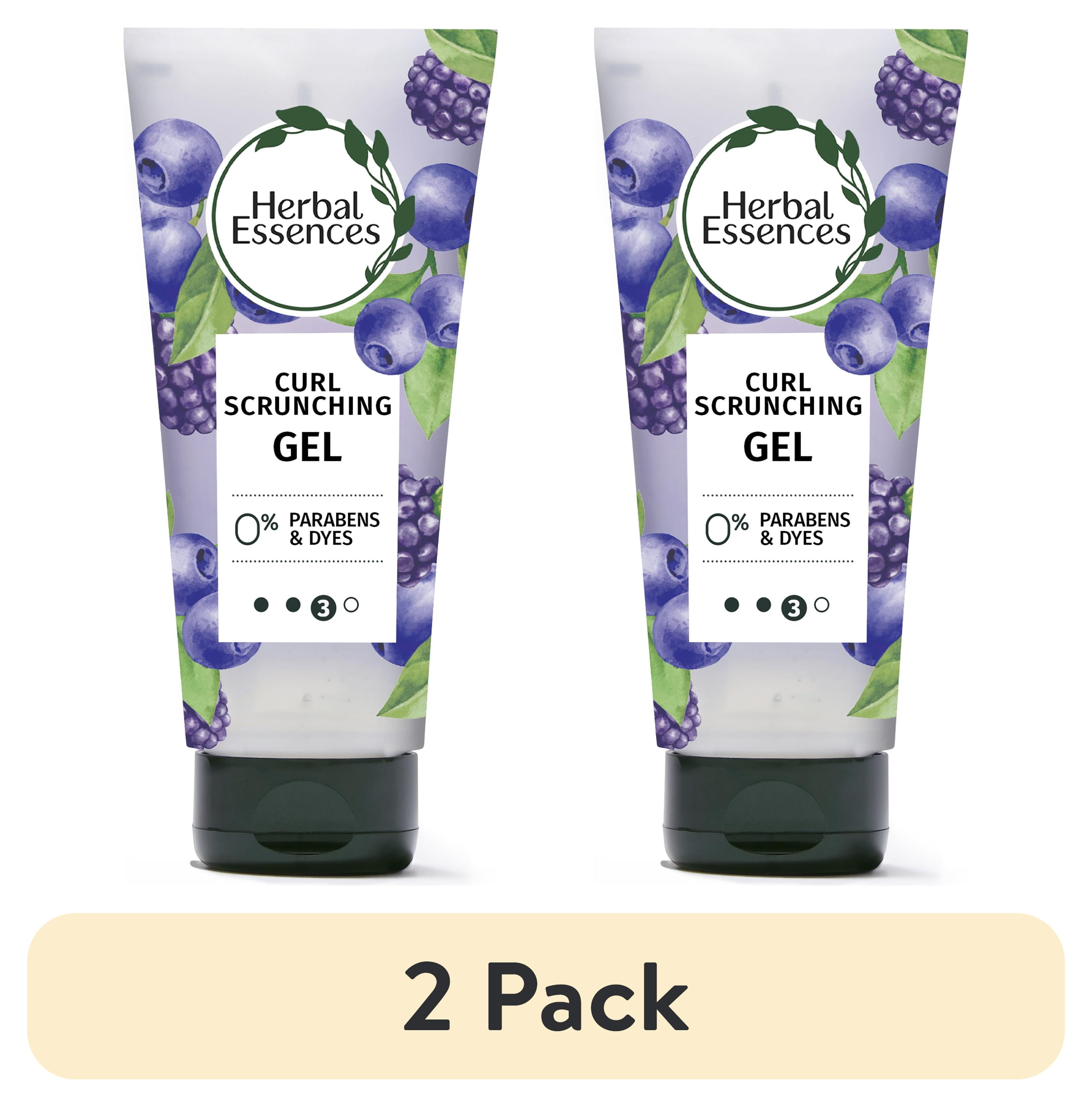 (2 pack) Herbal Essences Curl Scrunching Hair Spray Gel, Curly Hair Gel