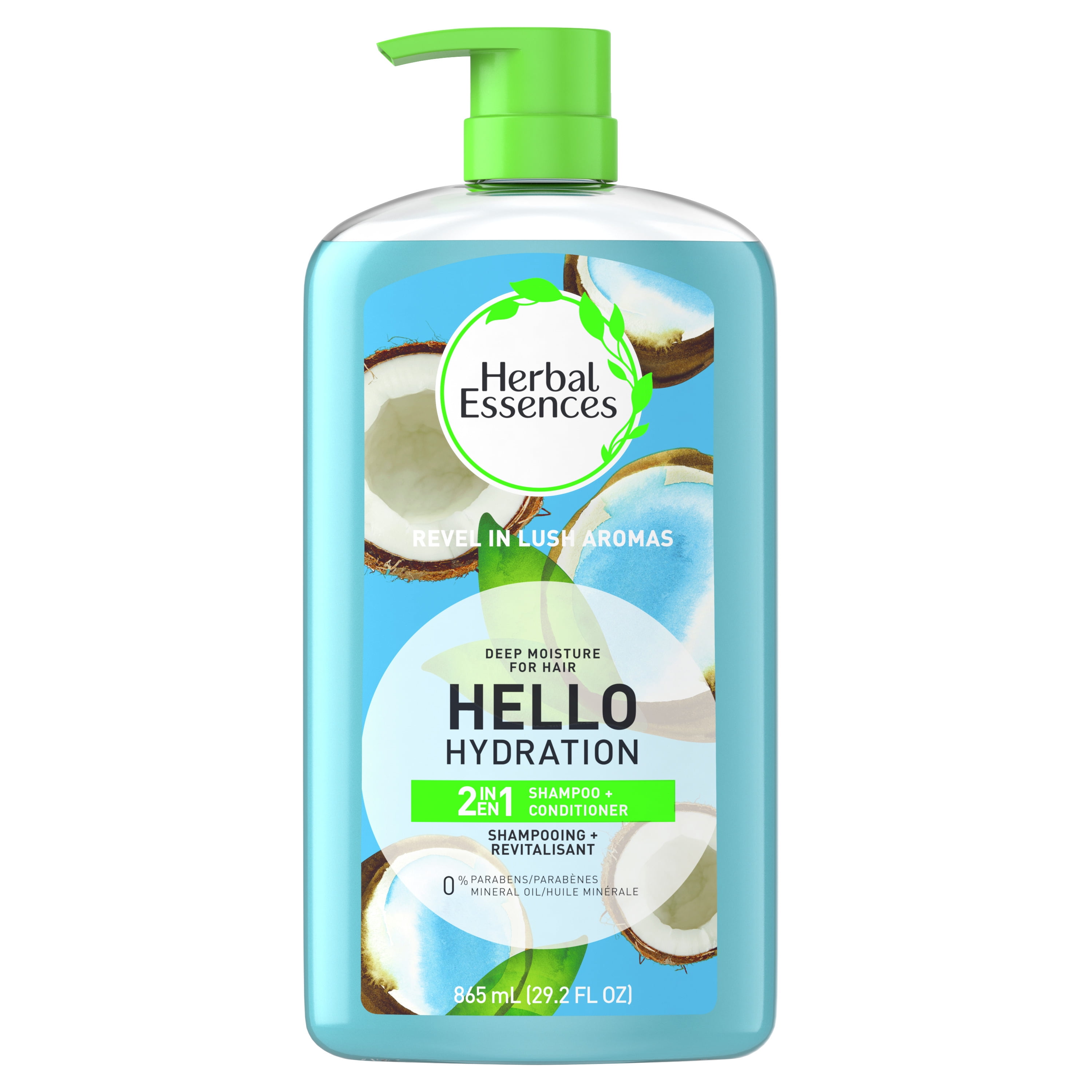Herbal Essences Hello Hydration 2IN1 Shampoo Conditioner, Moisture for Hair 29.2 fl - Walmart.com