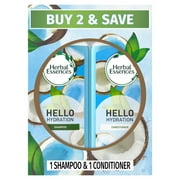 Herbal Essences Hello Hydration Shampoo & Conditioner Bundle Pack, for All Hair Types, 23.4 fl oz