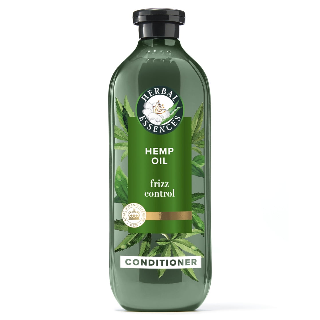 Herbal Essences Hemp Oil Sulfate Free Conditioner, Frizz Control, 13.5 fl oz, with Certified Camellia Oil and Aloe Vera, For All Hair Types, Especially Frizzy Hair