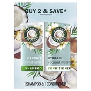 مجموعة شامبو وبلسم مرطب من Herbal Essences، ماء جوز الهند والياسمين، 27 أونصة سائلة