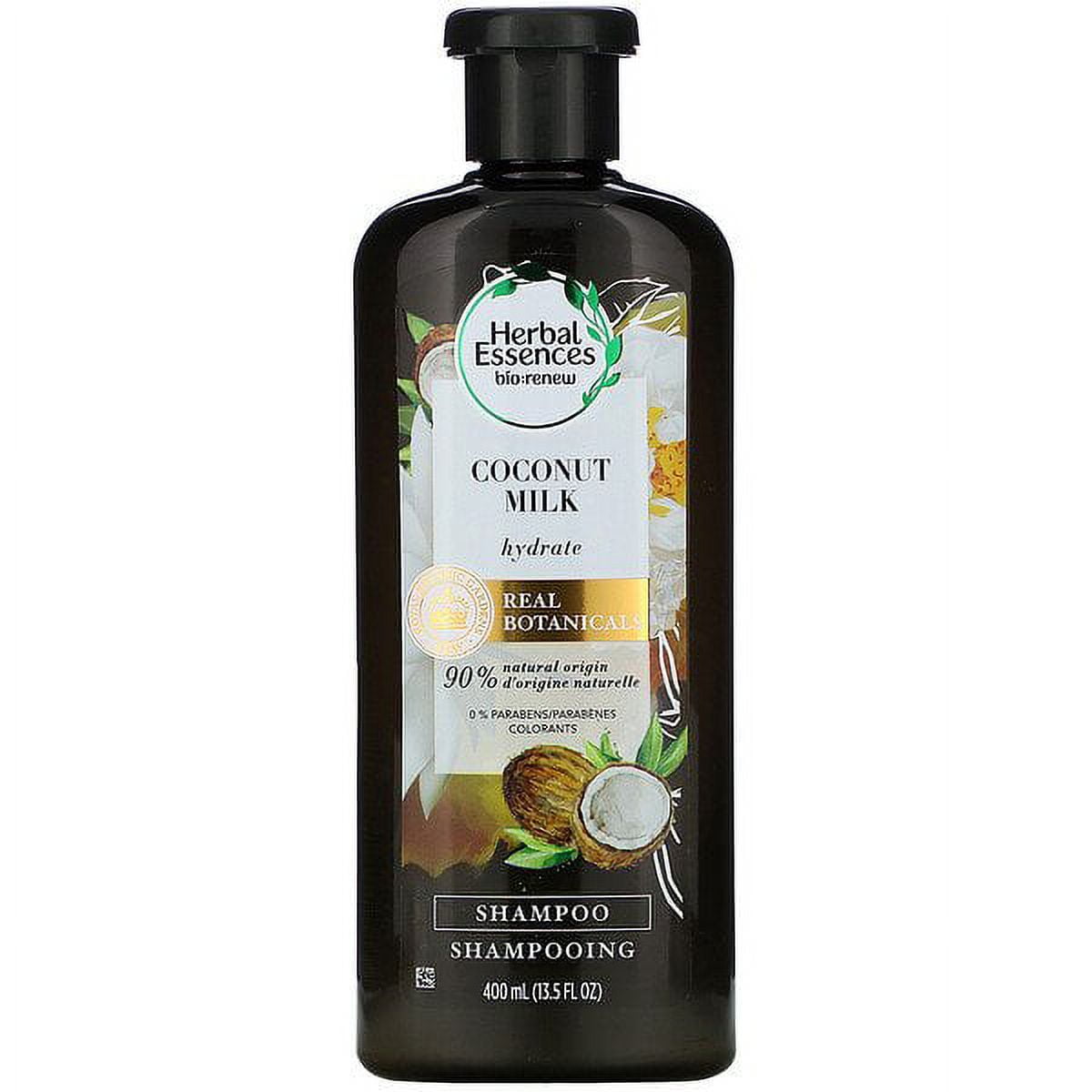 Herbal Essences, Hydrate Shampoo, Coconut Milk, 13.5 fl oz (400 ml) Pack of 2