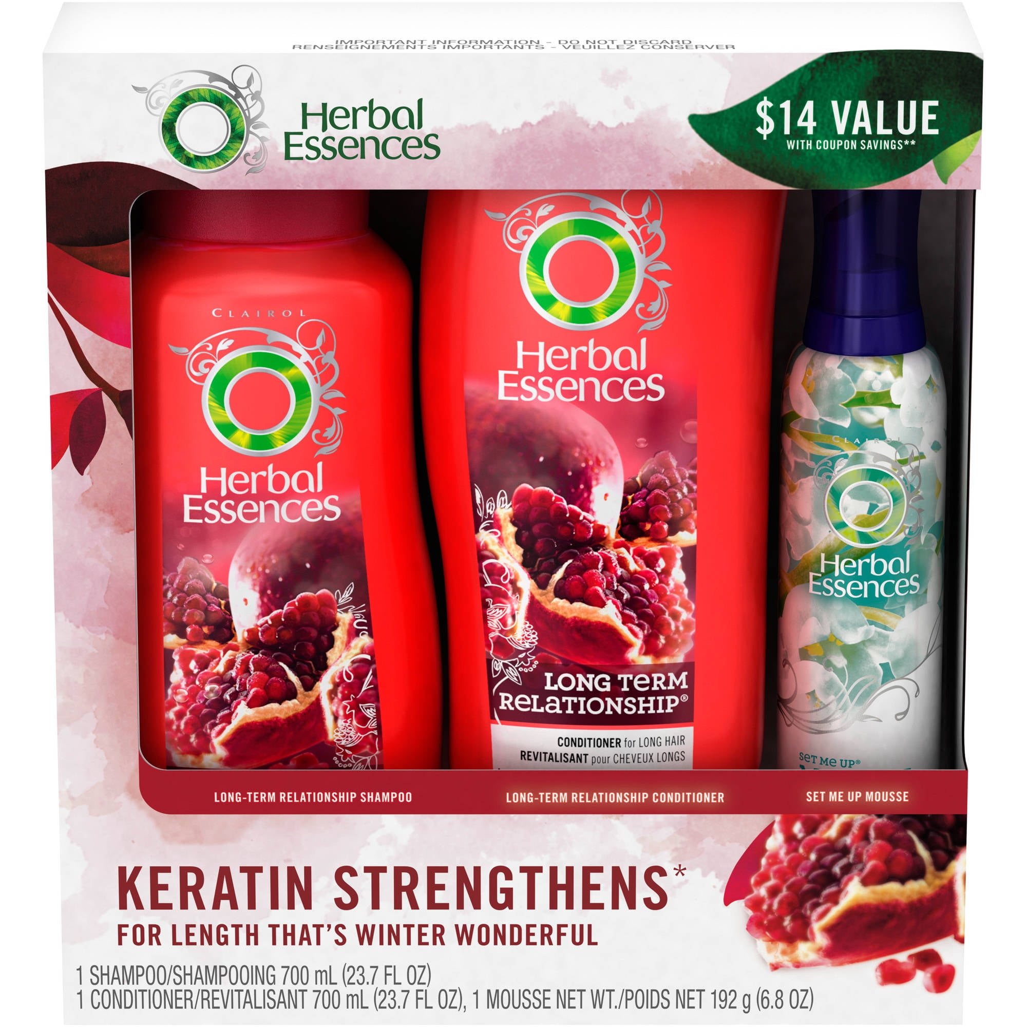 Herbal Essences Long Term Relationship Gift Set, 3 pc