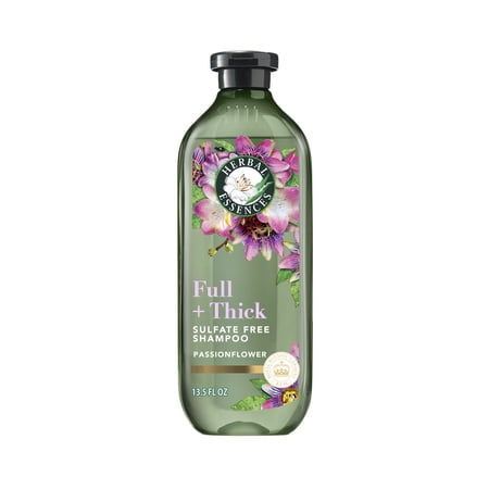 Herbal Essences Full + Thick Passionflower Sulfate Free Shampoo, 13.5 fl oz