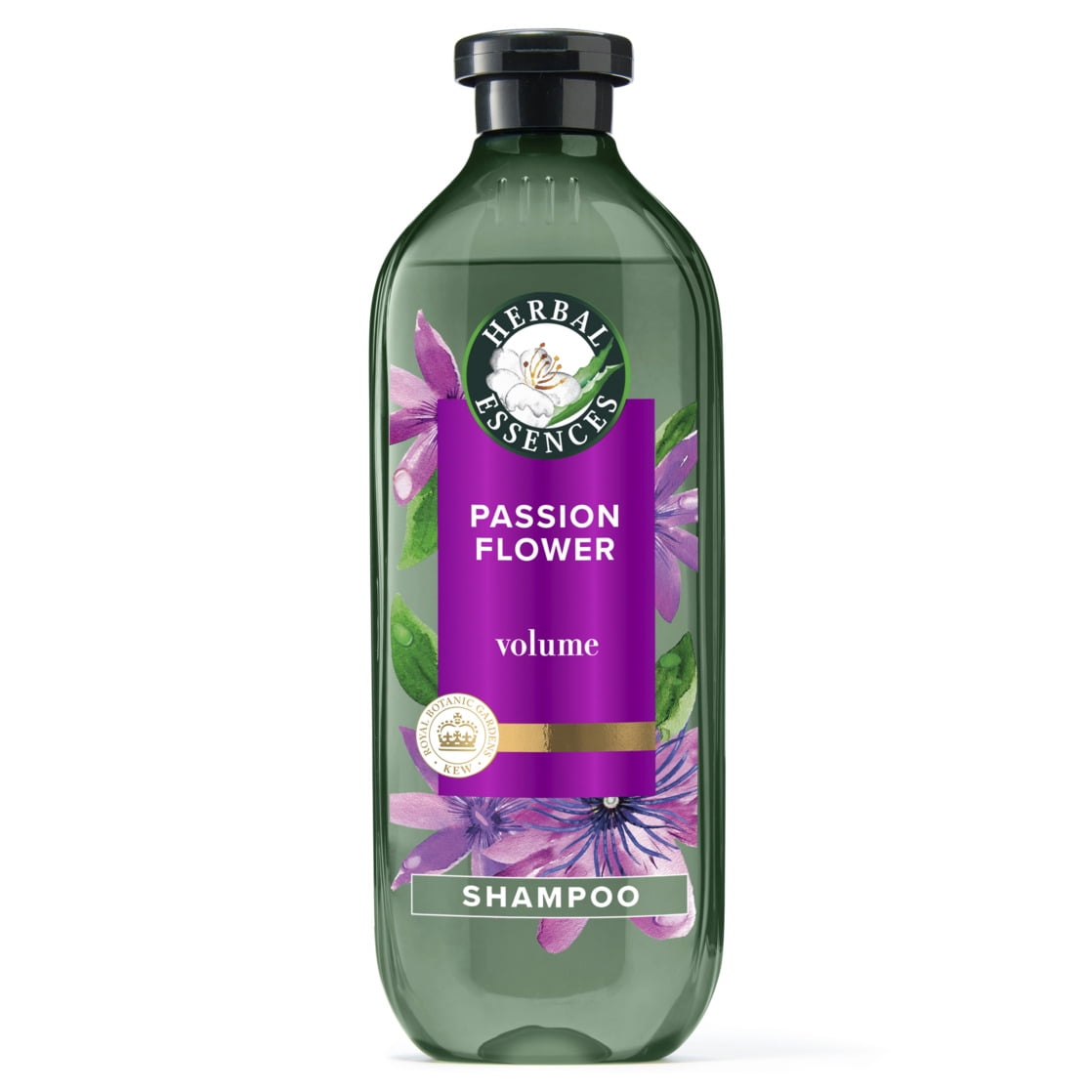 Herbal Essences Passion Flower Sulfate Free Shampoo, Volumizing, 13.5 fl oz, with Certified Camellia Oil and Aloe Vera, For All Hair Types, Especially Fine Hair