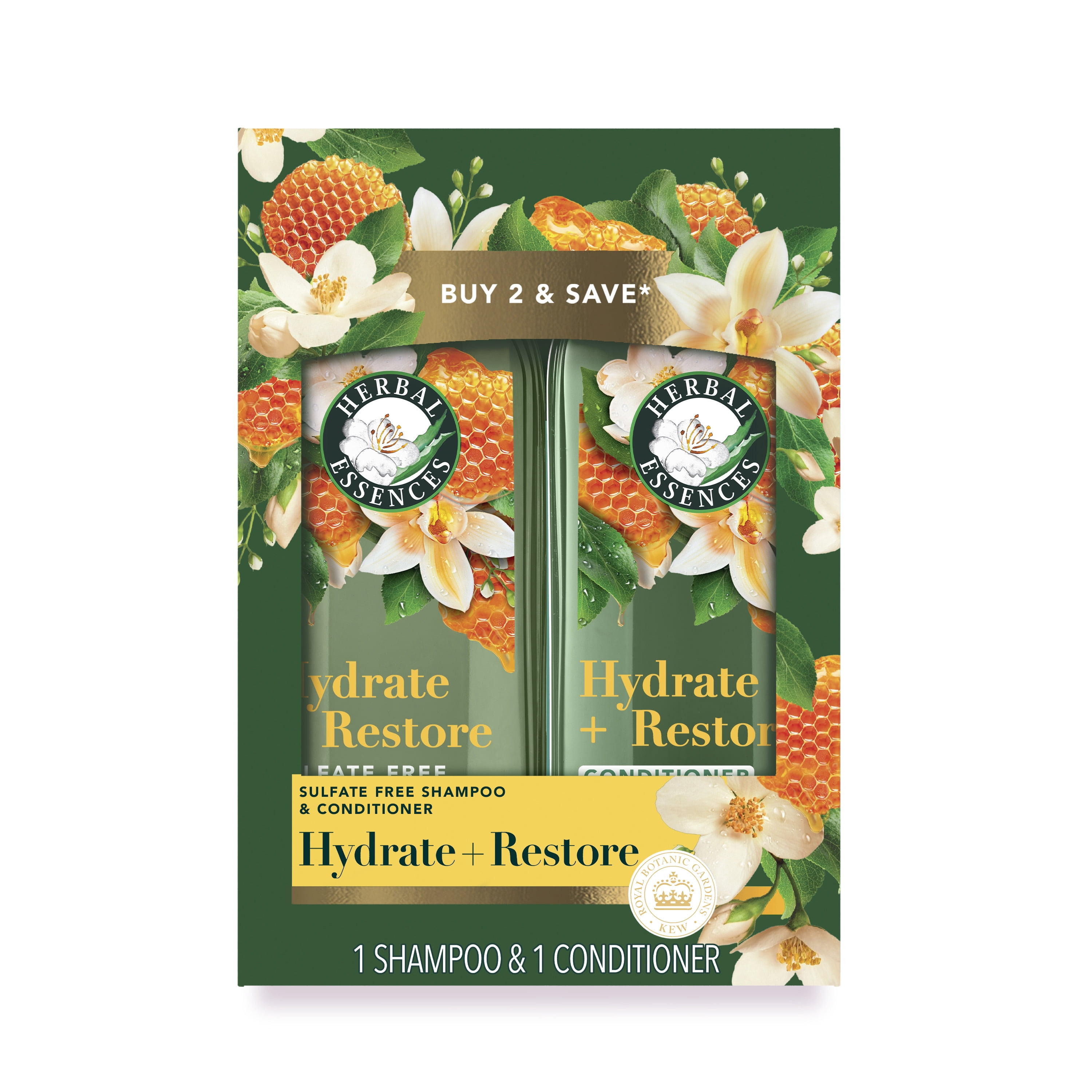 Herbal Essences Honey Shampoo & Conditioner Dual Pack for