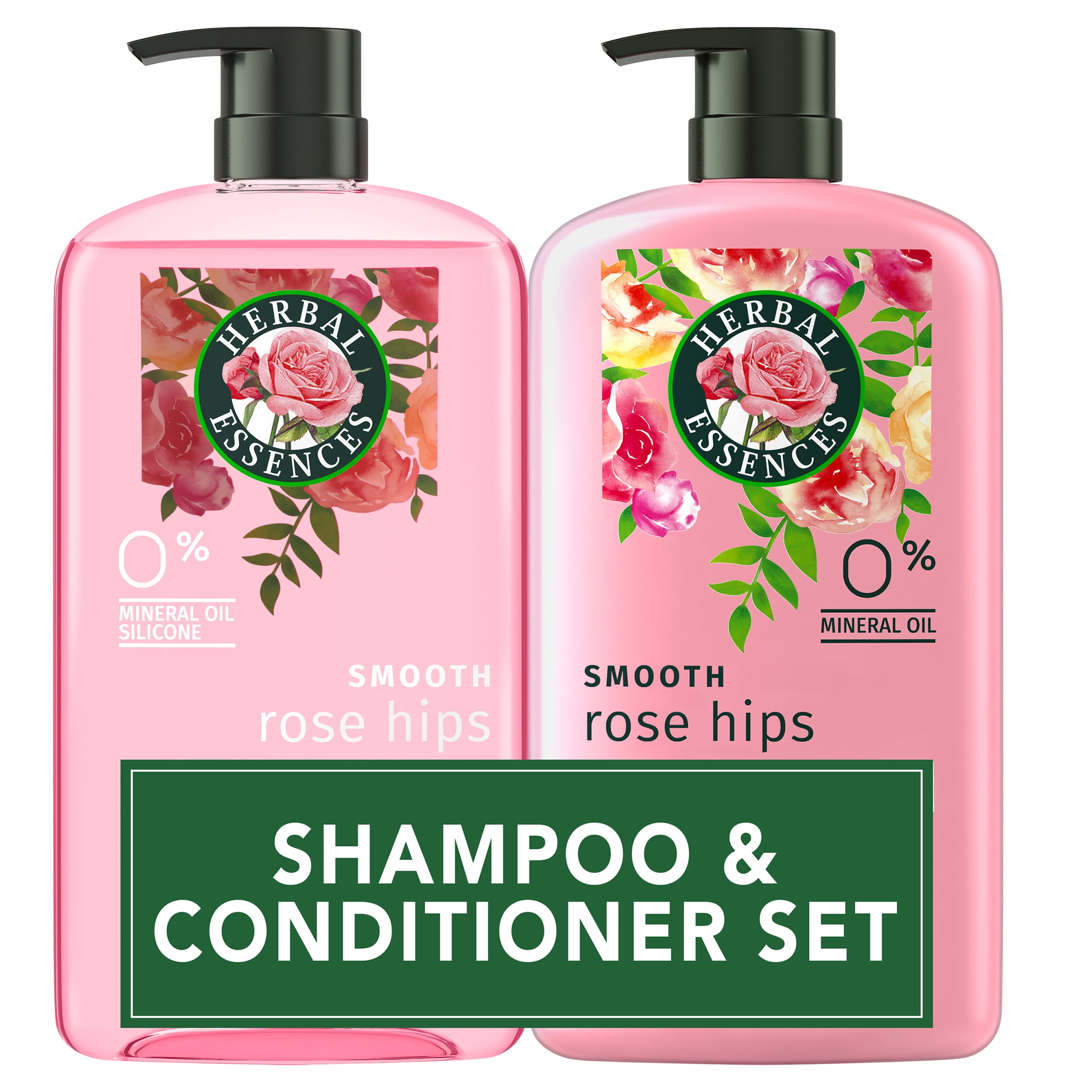 Herbal Essences Smooth Rose Shampoo and Conditioner Hair Set, 29.2 oz