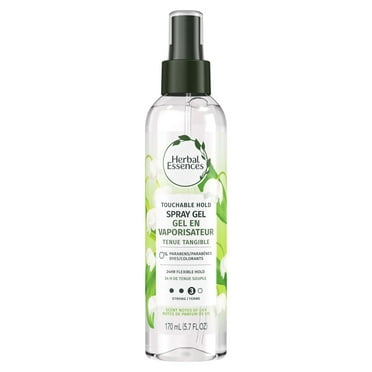 Herbal Essences Touchable Spray Hair Gel for Frizz Control, 24-Hour Hold Styling Gel, 5.7 fl oz Unisex