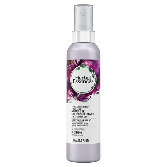 Herbal Essences Tousle Me Softly Color Protection Strong Hold Spray Hair Styling Gel, 5.70 fl oz