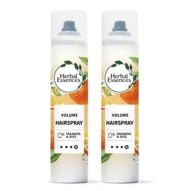 Herbal Essences Volume Hairspray Maximum Hold Hair Spray Twin Pack, 24 Hour Hold, 8 oz, Unisex, for All Hair Types