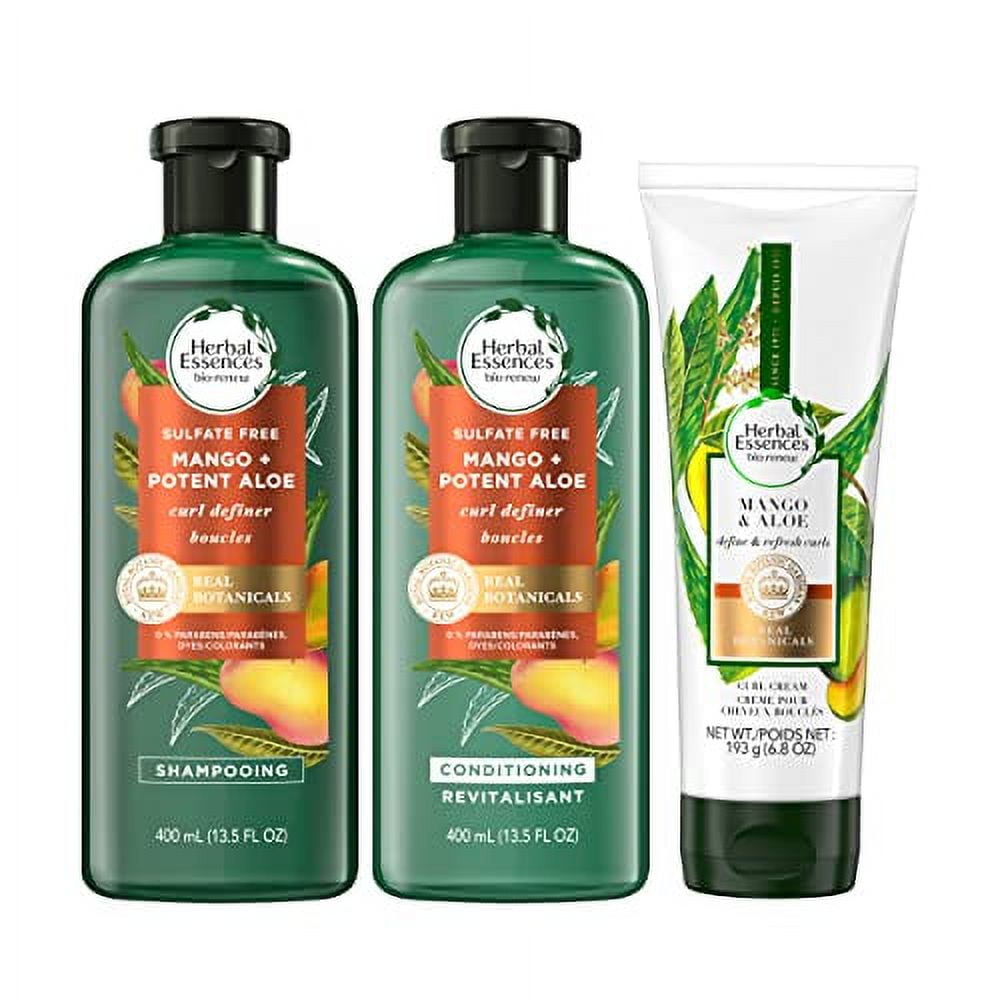 Herbal Essences Bio:renew Sulfate Free Shampoo, Conditioner And Curl ...