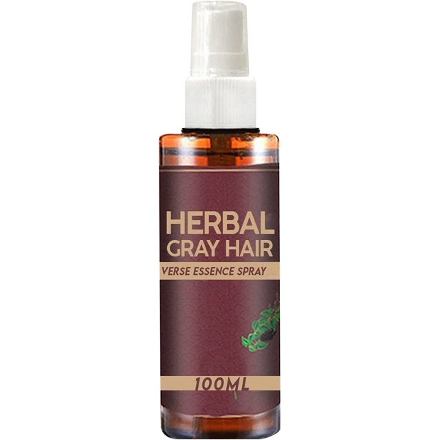 Herbal Gray Hair Reverse Essence Spray, Gray Off Hair Spray Restore