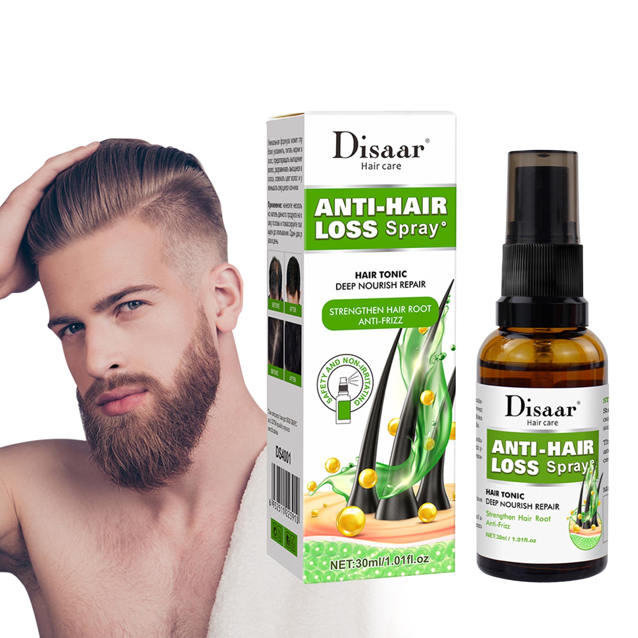 Herbal HairGrowth Essence Spray, Hair Growth Fluid Spray, Hair Rebirth