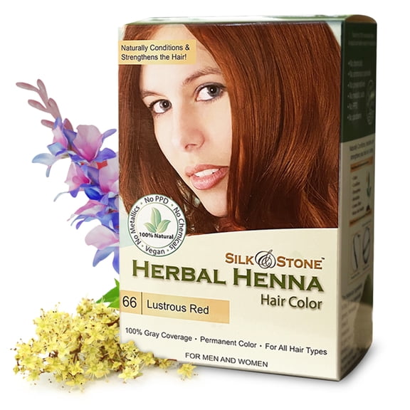 Herbal Henna Hair Color #66:Lustrous Red