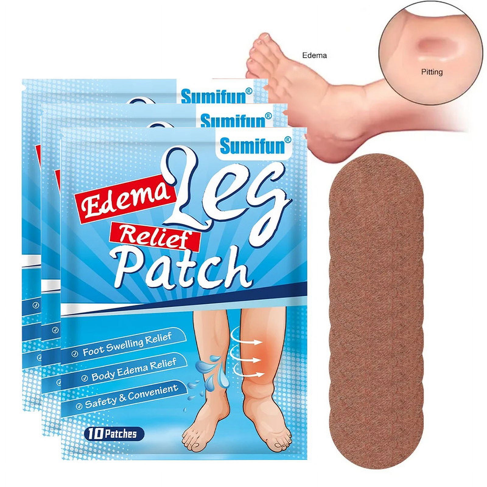 Herbal Legs Antiswelling Detoxing Pacthes, Relieves Leg Pain and