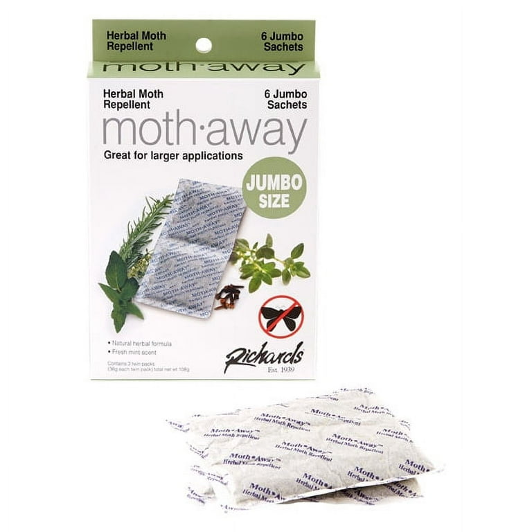 Moth Away Sachets - Nontoxic - 24 Sachets