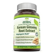 Herbal Secrets Korean Ginseng Root Extract - 120 VCaps