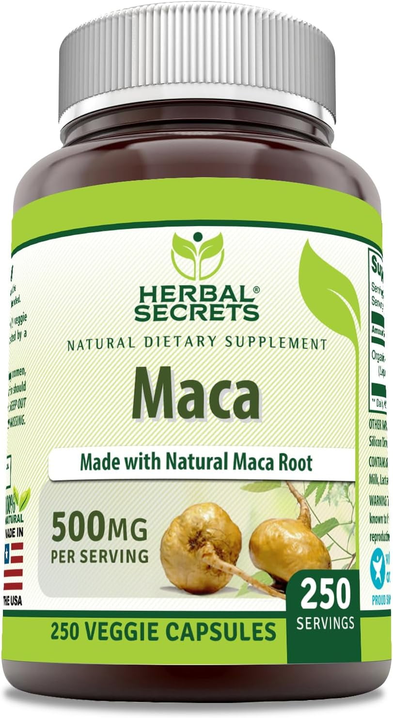 Herbal Secrets Maca 500 Mg 250 Caps