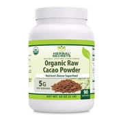 Herbal Secrets Organic Cacao Powder Natural Dietary Supplement - 16 oz. 1 lb. Raw - Vegan - Gluten Free - USDA Certified Organic - Made in the USA