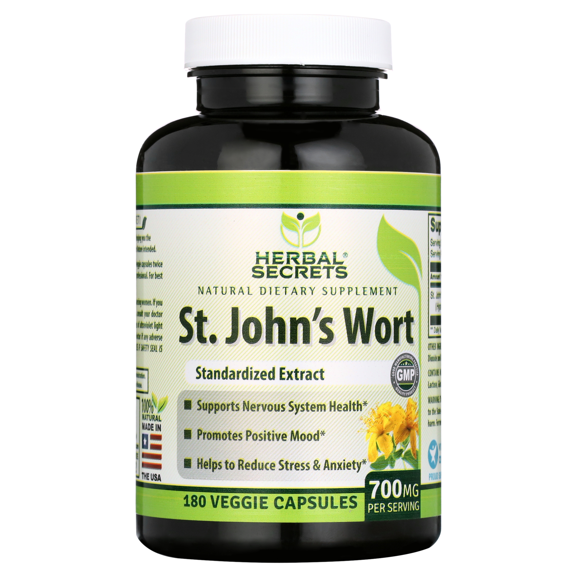 Solaray 5HTP Plus St John's Wort 100 mg 30 Capsules