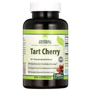 Herbal Secrets Tart Cherry Extract 7000mg Per Serving 200 Capsules Supplement | Non-GMO | Gluten Free
