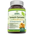 thumbnail image 1 of Herbal Secrets Turmeric Curcumin with Bioperine 2250 Mg per Serving 90 Veggie Capsules Supplement | 60 Serving Per Bottle | Non-GMO | Gluten-Free | Suitable for Vegetarians, 1 of 3