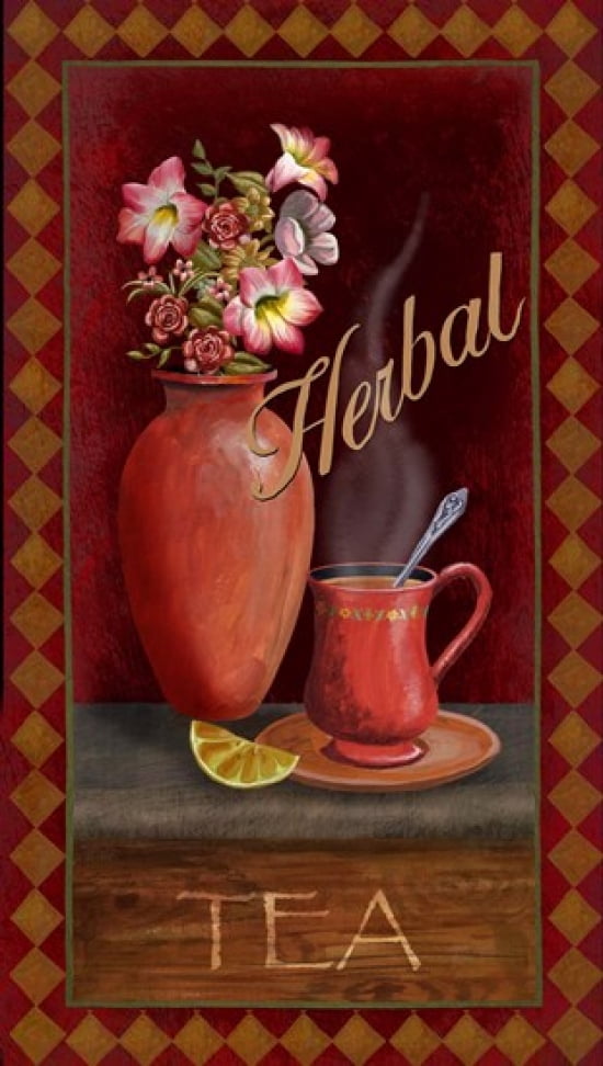 Herbal Tea Canvas Art - Tom Wood (13 x 23)