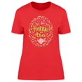 thumbnail image 1 of Herbal Tea Doodles T-Shirt Women -Image by Shutterstock, Female XX-Large, 1 of 2