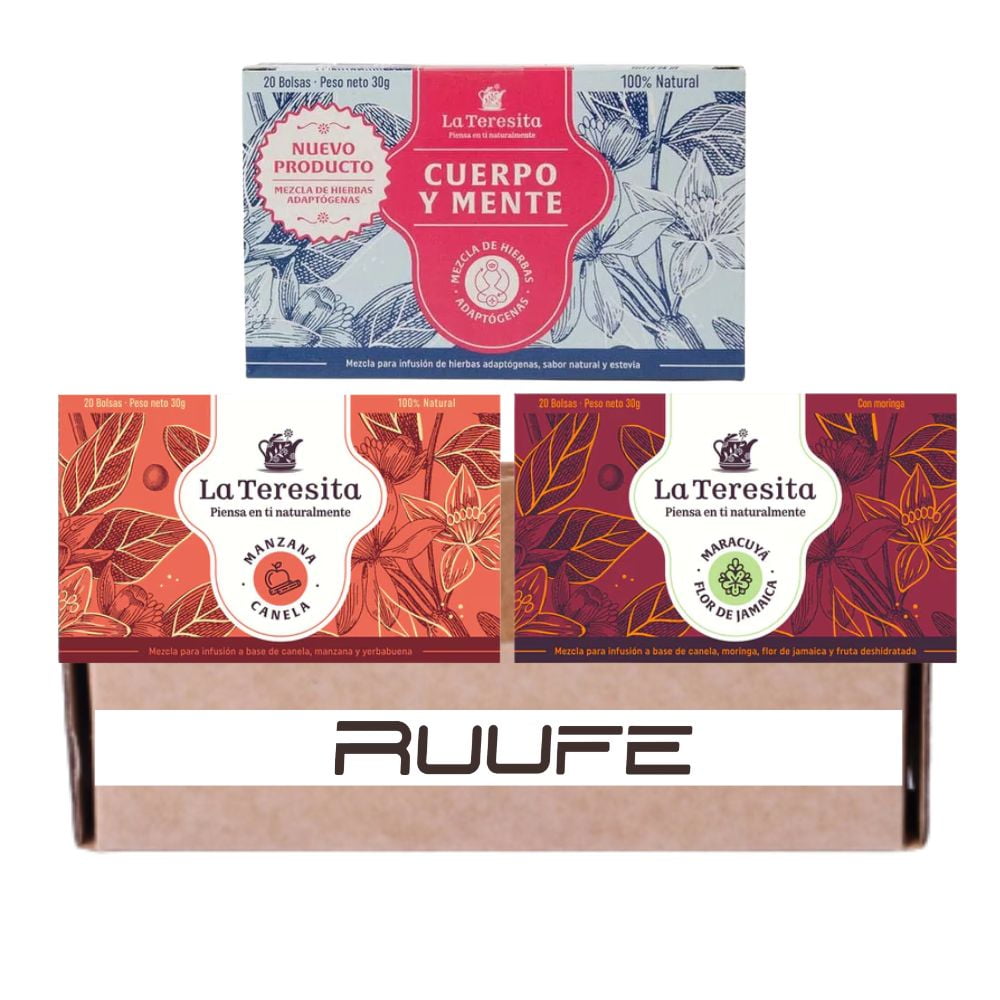 Herbal Tea La teresita tea (60 tea bags) Moringa, cinnamon, and