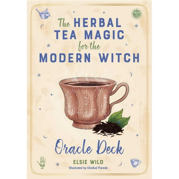 Pre-Owned Herbal Tea Magic For The Modern Witch Oracle Deck, The: A 40-Card Deck and Guidebook for Creating Tea Readings, Herbal Spells, and Magical Rituals (Tarot/Oracle Paperback