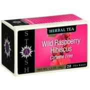 Stash Tea Wild Raspberry Hibiscus Herbal Tea, 20 Ct, 1.3 Oz