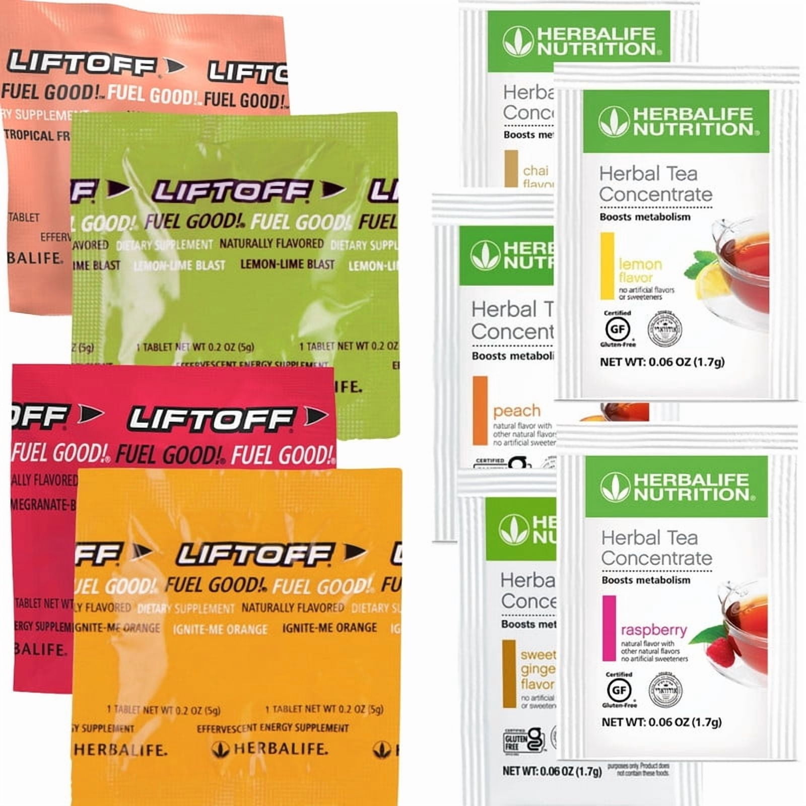 Herbal life. Duo Herbal Tea Concentrate & Liftoff Tablets Pack:25