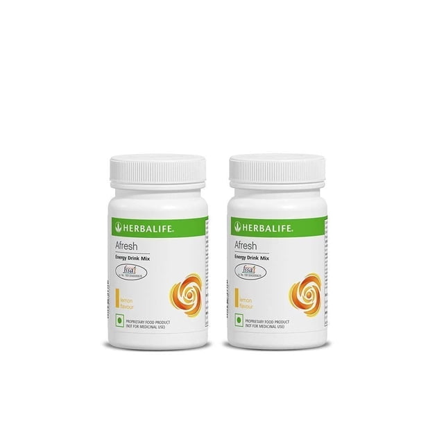 Herbalife Nutrition Afresh Energy Drink (Lemon Flavour, 50 G) Combo
