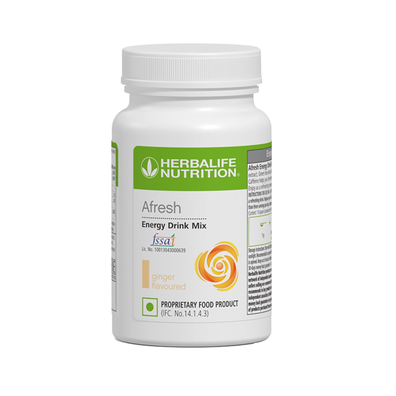 Herbalife nutrition afresh energy drink mix ginger 50 g walmart