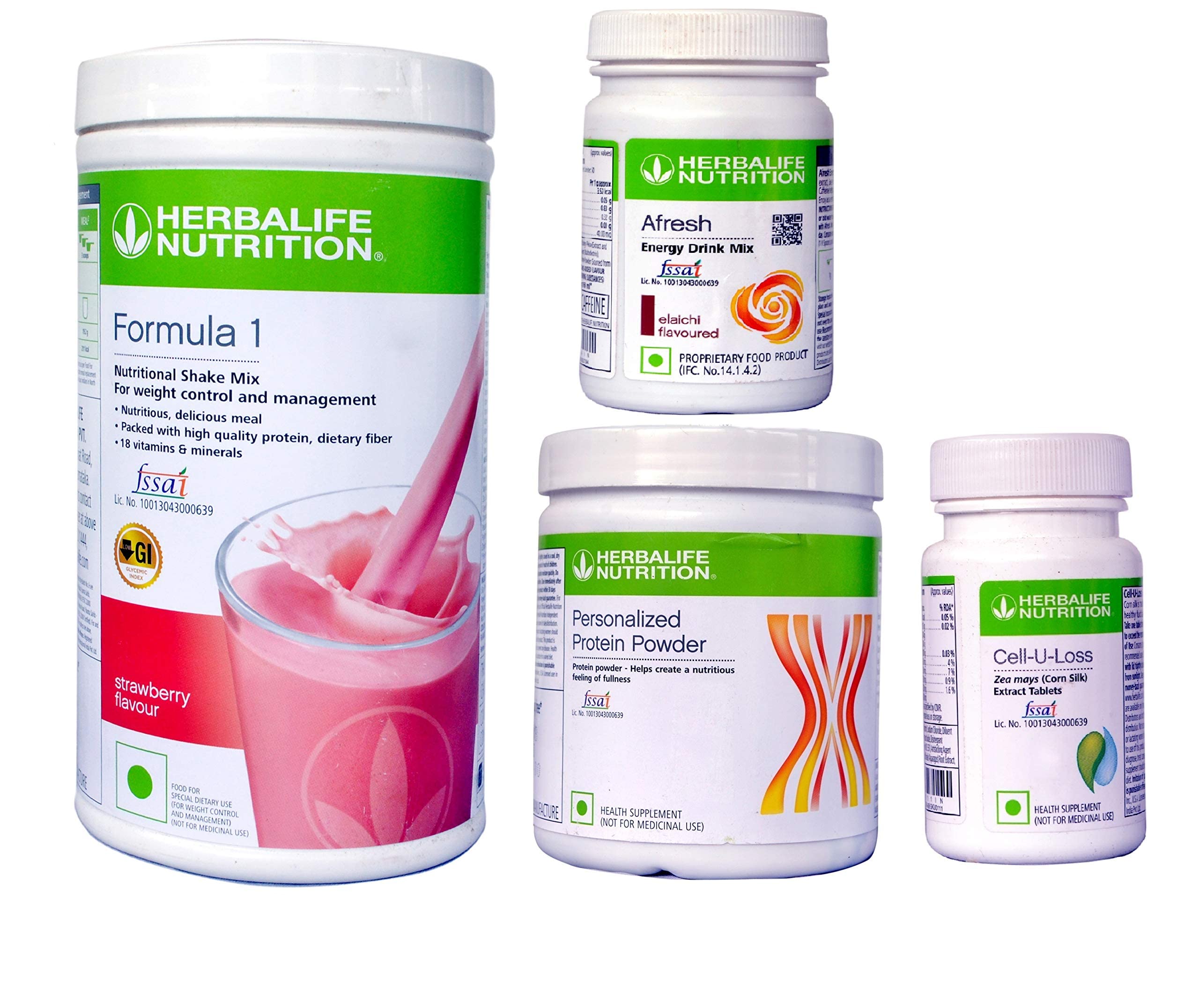 Herbalife Nutrition Weight Loss Package Pack Of 4 Strawberry 500 G