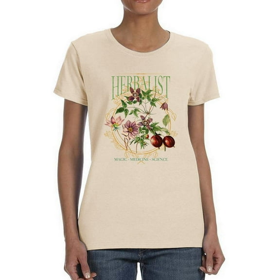 Herbalist T-Shirt Women -Smartprints Designs, Female Medium