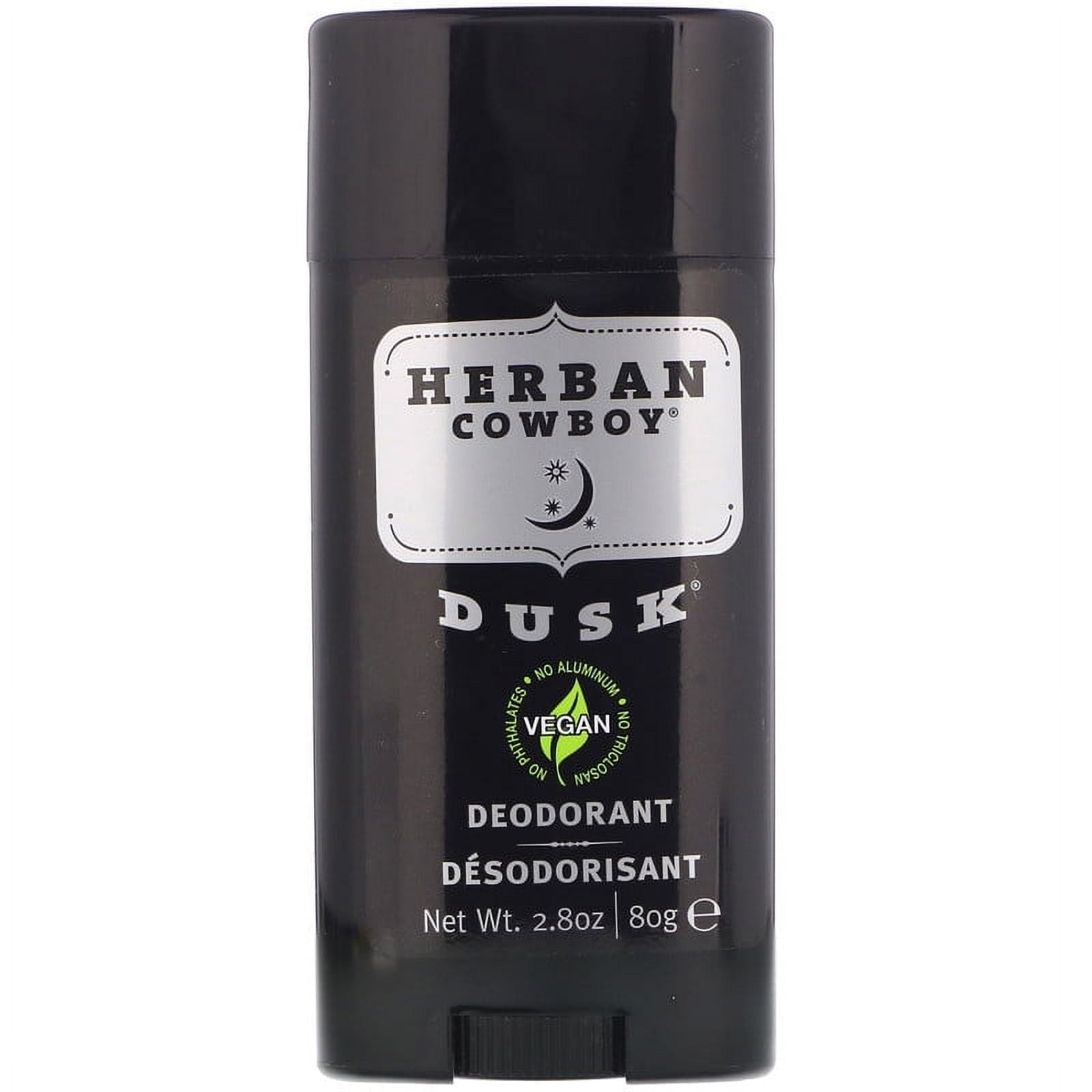 Herban Cowboy, Deodorant, Dusk, 2.8 oz Pack of 2