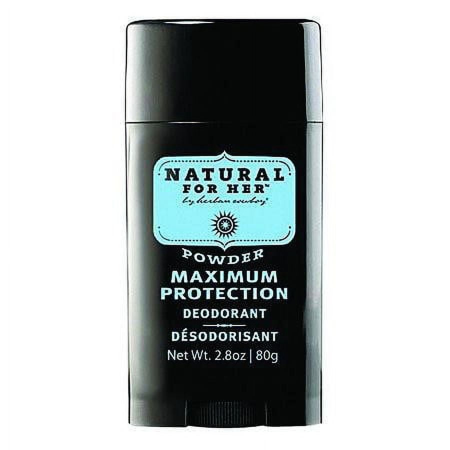 Herban Cowboy Natural For Her Vegan Alluminum-Free Deodorant, Powder, 2.8 Oz
